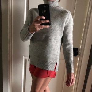 J. Crew heather gray XXS WOOL/ALPACA SWEATER
